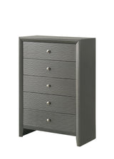 Denker Gunmetal Bedroom Group chest