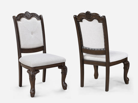 Kiera Side Chairs (Set of 2) - Brown