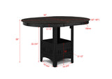 Hartwell Ct Height Dining Charcoal Blac