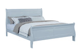 Louis Philip Blue Bedroom Group King bed