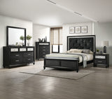 Lila Black Bedroom Group