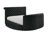 Voltare Fireplace/Tv Lift Bed Black