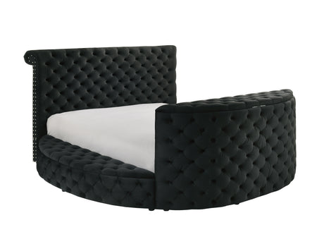 Voltare Fireplace/Tv Lift Bed Black