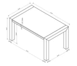 Jules Faux Marble Dining Set