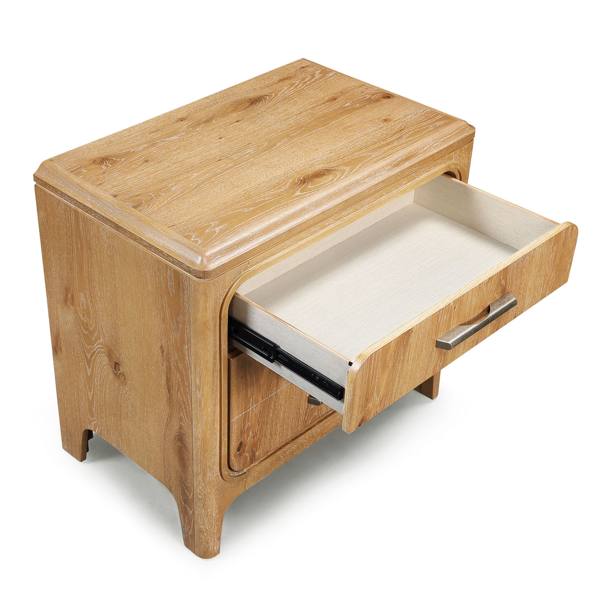 Westcott Bedroom Group-Cerused Natu nightstand