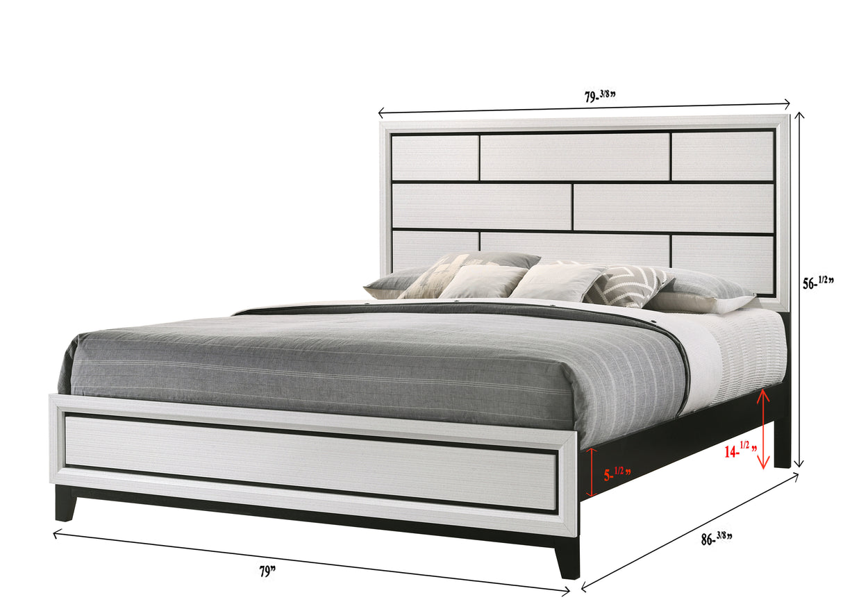 Akerson Chalk Bedroom Set