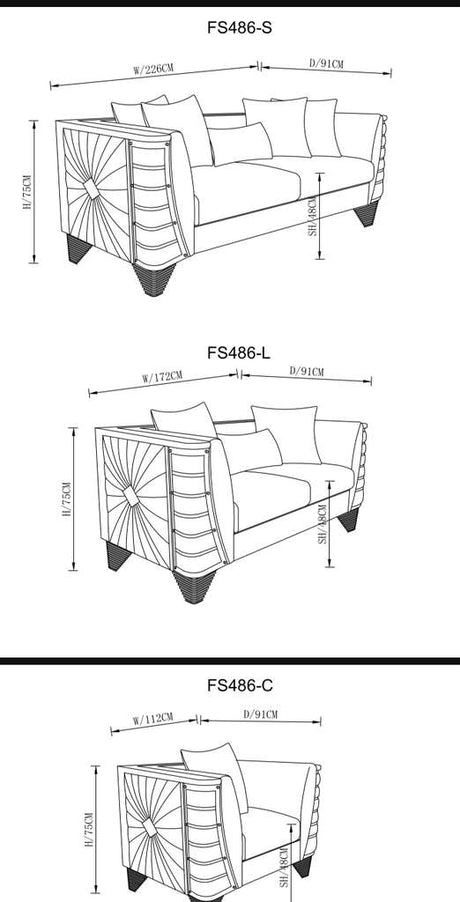 FS-486 - Sofa & Loveseat