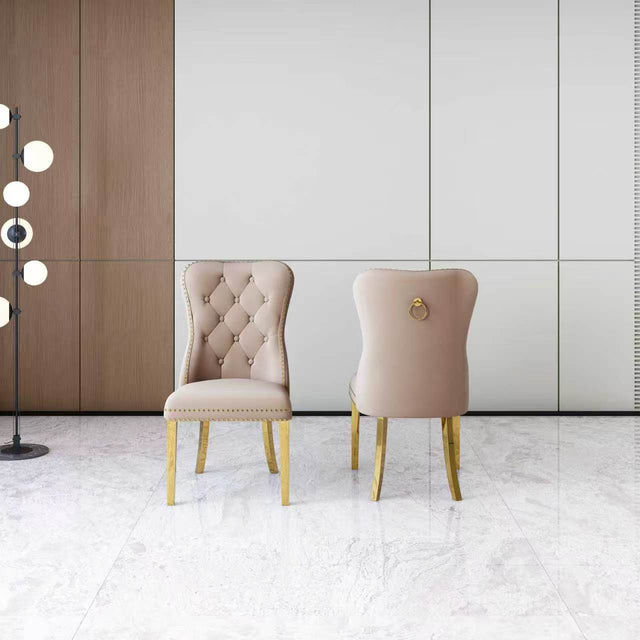 G6087 Dining Chairs - Taupe (Set of 2)