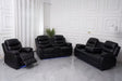2678Y-BLACK - Sofa & Loveseat