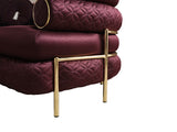 Zeta Sofa & Loveseat Burgandy