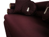 Zeta Sofa & Loveseat Burgandy