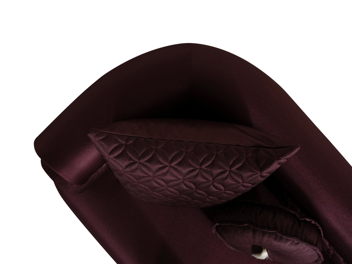 Zeta Sofa & Loveseat Burgandy