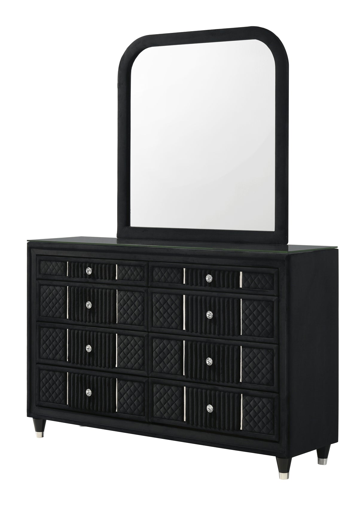 Number dresser and mirror