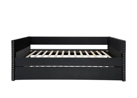Sadie Black Velvet Daybed