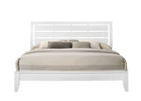 Evan White Bedroom Group King bed