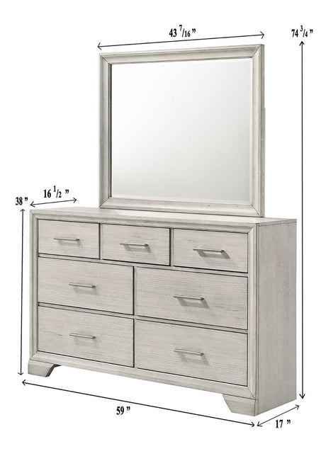 Jaymes Mirror - White