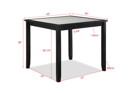 Salvador 5-Piece Counter Height Set