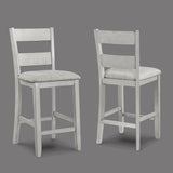 Lester 5-Piece Ct Height Table Set Driftwood