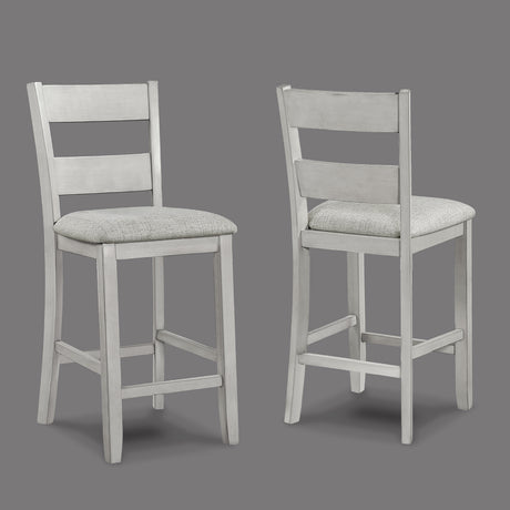 Lester 5-Piece Ct Height Table Set Driftwood