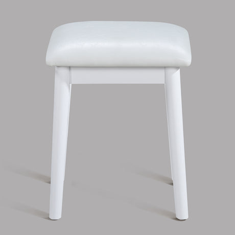 Cecilia Vanity Table & Stool-White