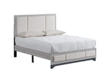 Jouri Light Gray 4-Piece (Queen Bed, Dresser, Mirror, Nightstand)