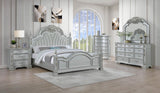 Atlas Queen Bed - Silver