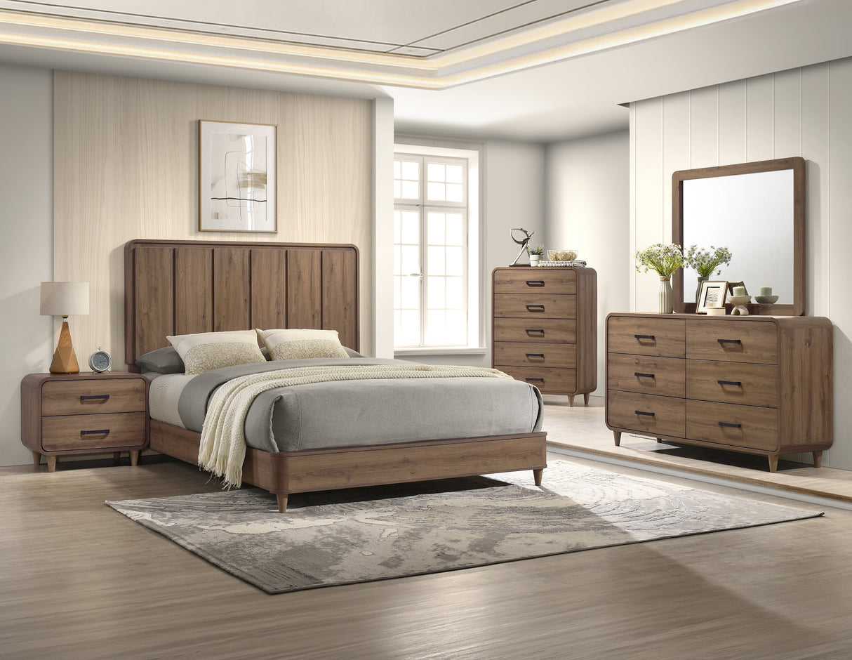 Nyomi Bed - Brown