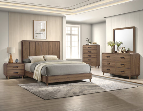 Nyomi Bed - Brown