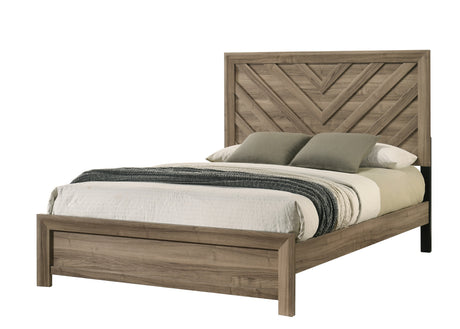 Valor Bedroom Set Light Brown