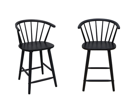 Janna Counter Height Stool-Black