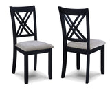 Eloise 7-Piece Dinette Set Light Grey