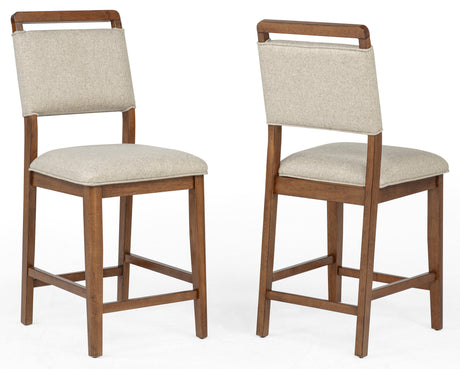 Blanche Counter Stools (Set of 2) - Brown