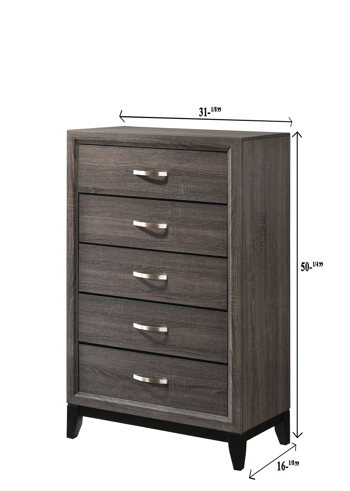 Akerson Grey Bedroom Group chest