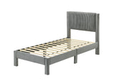 Lucia Bed Frame Light Gray