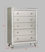 Cristian Bedroom Group Champagne chest