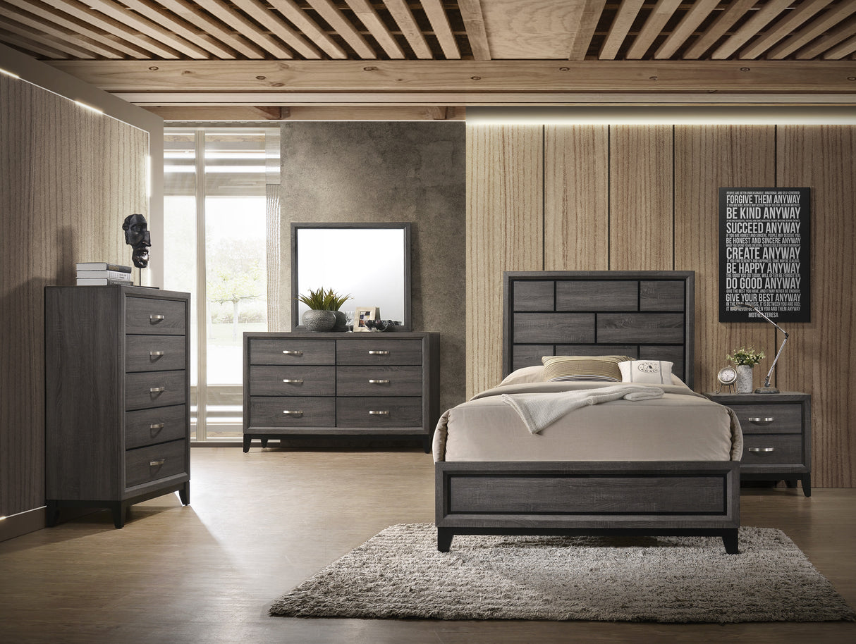 Akerson Grey Bedroom Group