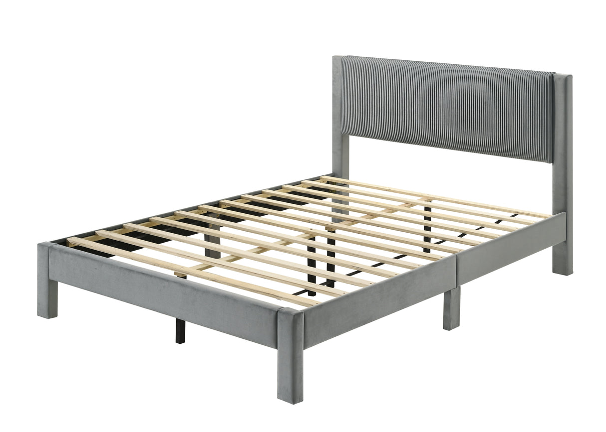 Lucia Bed Frame Light Gray
