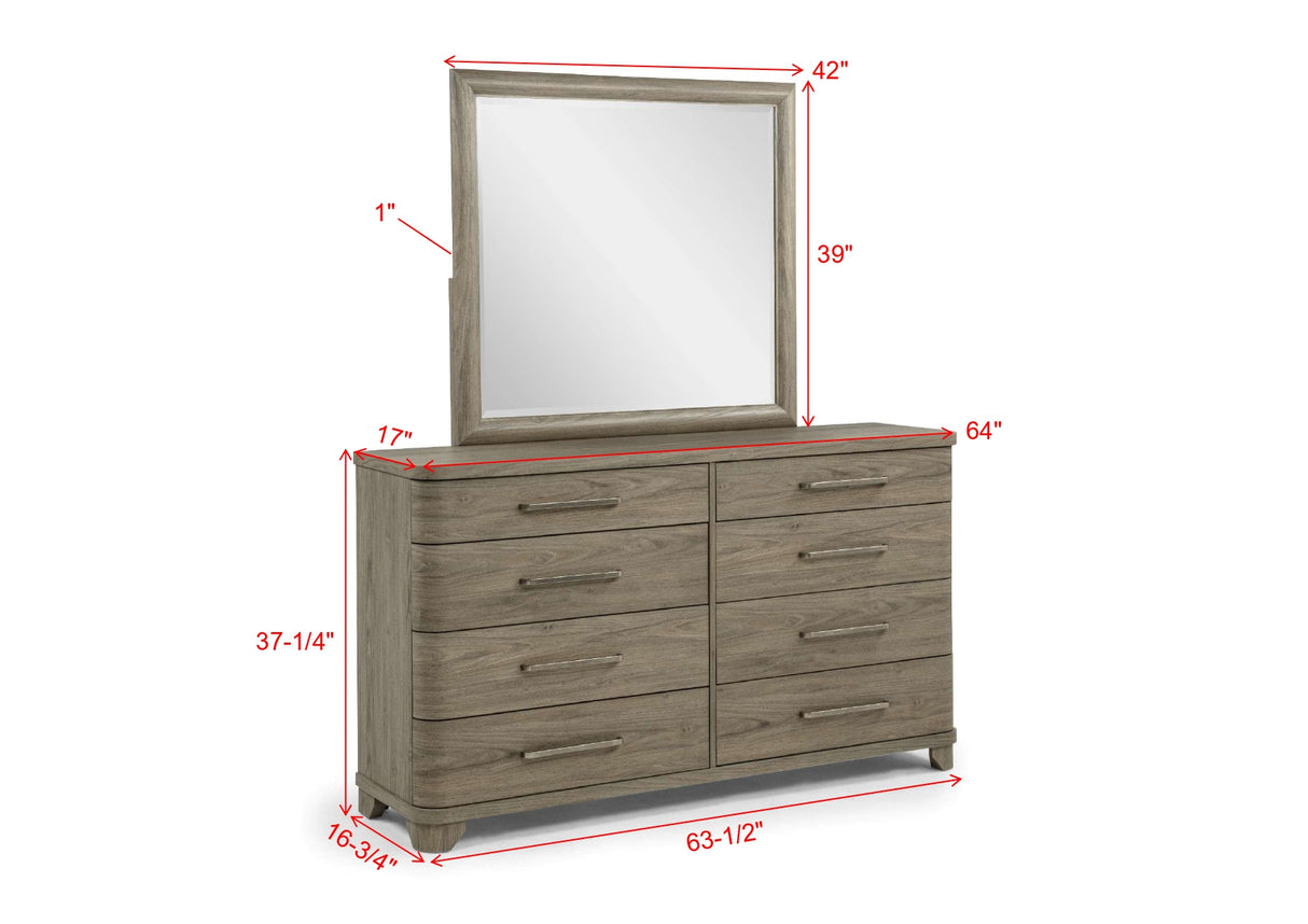 Veranda Bedroom Group dresser and mirror