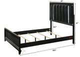 Cressida Bedroom Group Black Queen bed