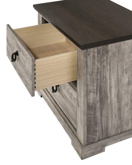 Ella-Mae Bedroom Reclaimed Grey nightstand