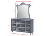 Cameo Panel Bedroom Group dresser and mirror