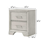 Jaymes White Mist Bedroom Group nightstand
