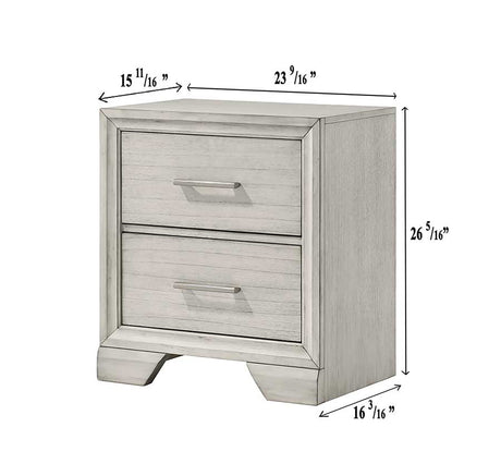 Jaymes White Mist Bedroom Group nightstand