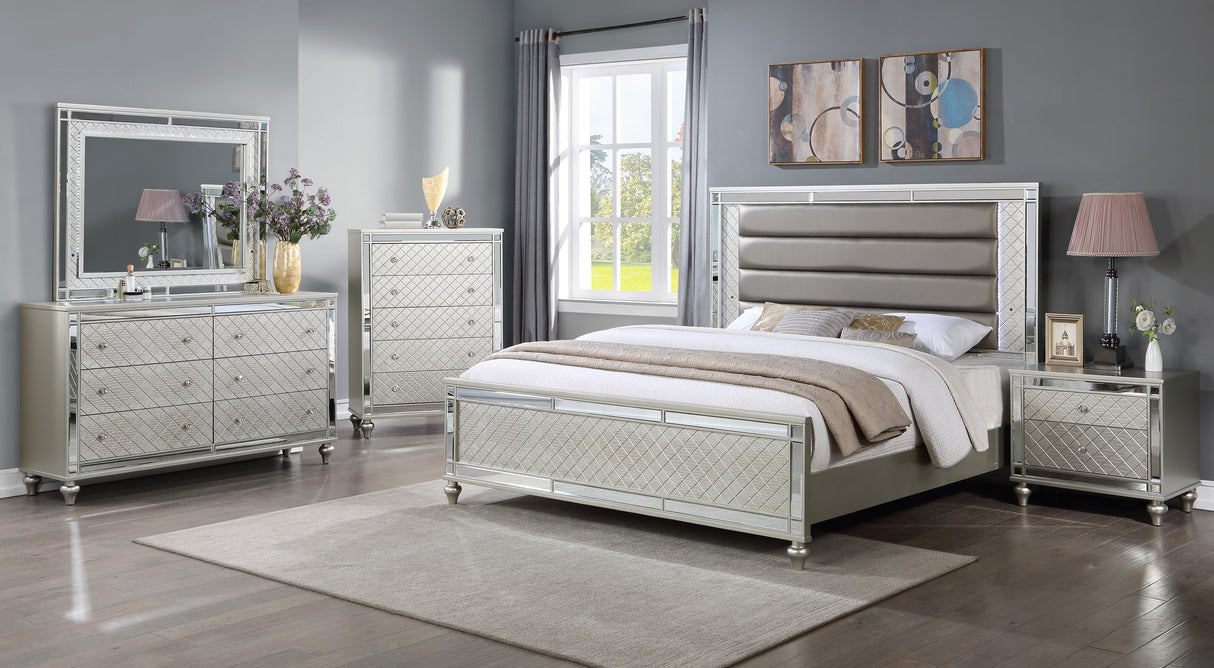 Cristian Bedroom Group Champagne