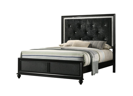 Lila Black Bedroom Group Queen bed