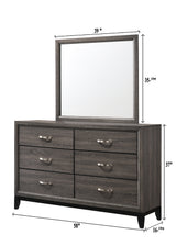 Akerson Grey Bedroom Group dresser and mirror