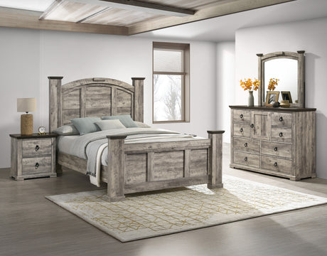 Ella-Mae Bedroom Reclaimed Grey set