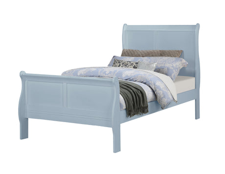 Louis Philip Blue Bedroom Group