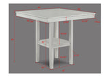 Lester 5-Piece Ct Height Table Set Driftwood