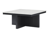 Marta Coffee Table with 4 Storage Ottomans